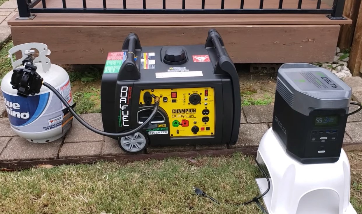 Can You Charge a Solar Generator With a Gas Generator