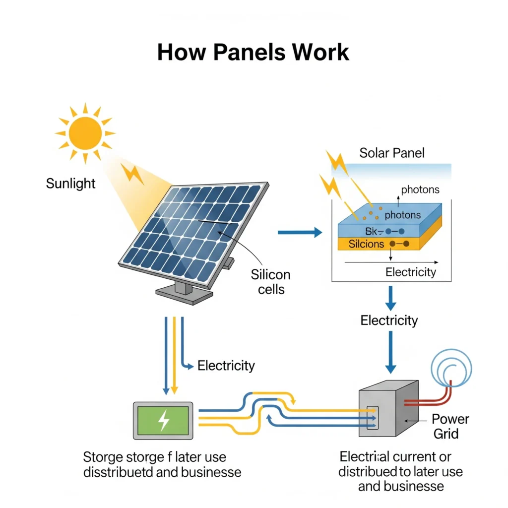 How solar panels work